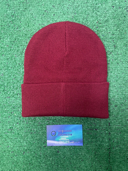 Under Armour red logo beanie