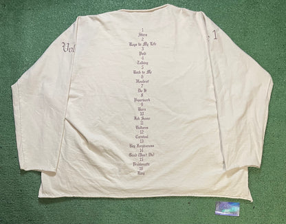 Kanye West vultures beige longsleeve