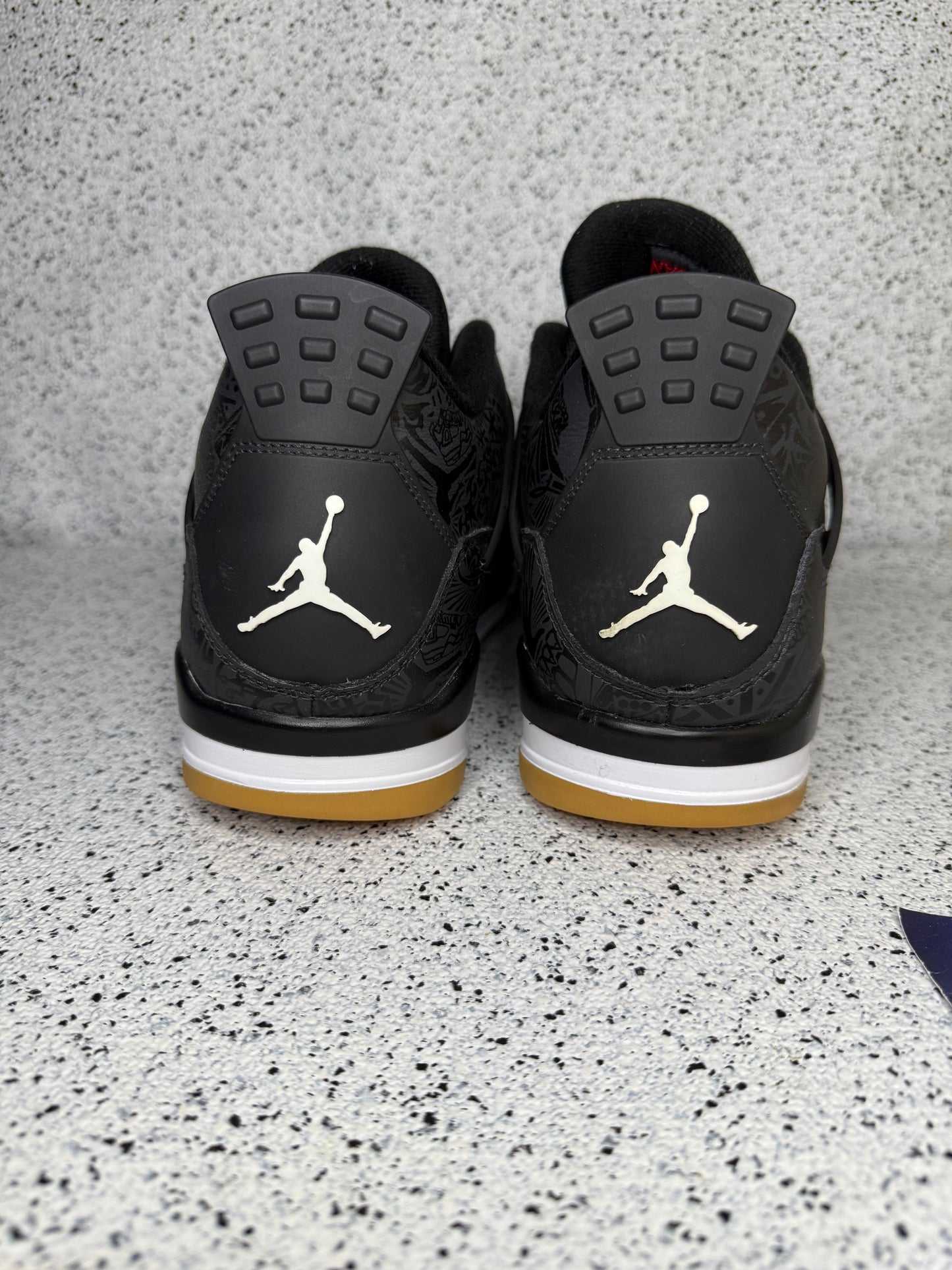 Jordan 4 Laser Black 13 Men/14.5 Women “Preowned”