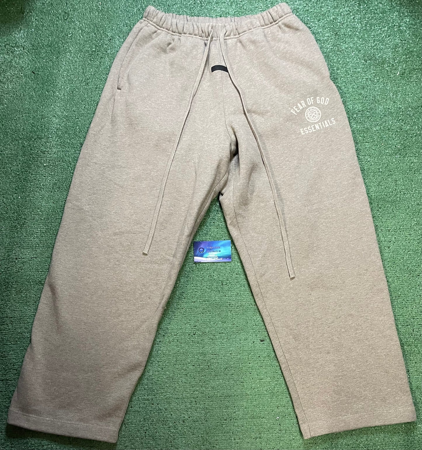 Fear of God Essentials heather grey sweatpants