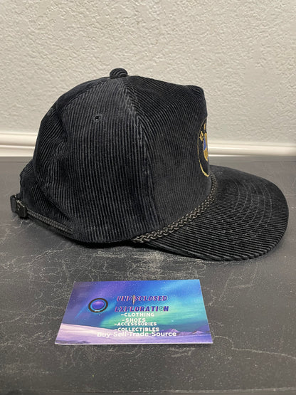 Vintage 1990s BMW black corduroy hat