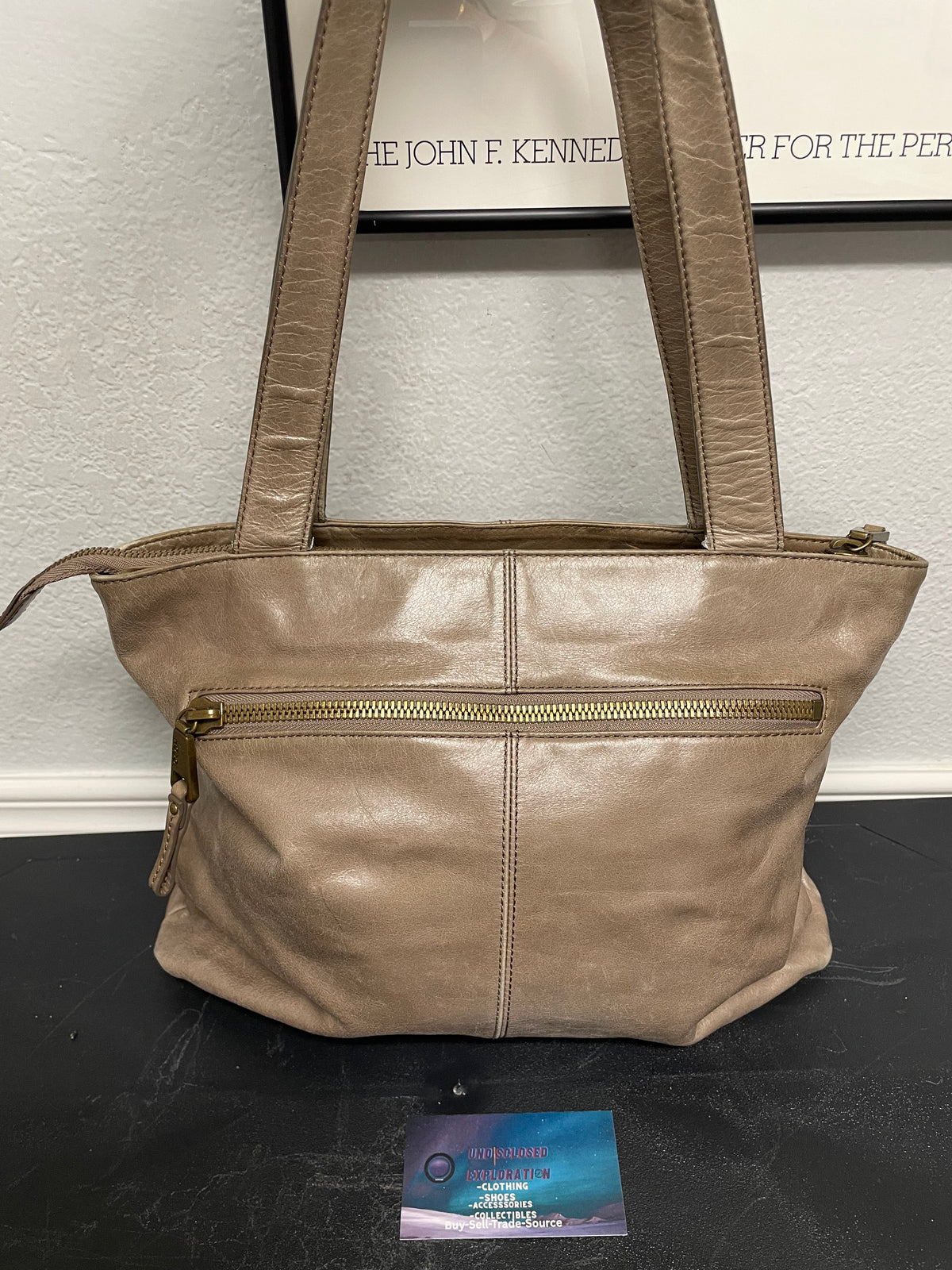 Leather Hobo International bag