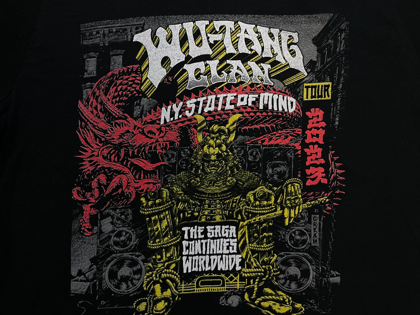 Wu-Tang Clan NY state of mind tour tee