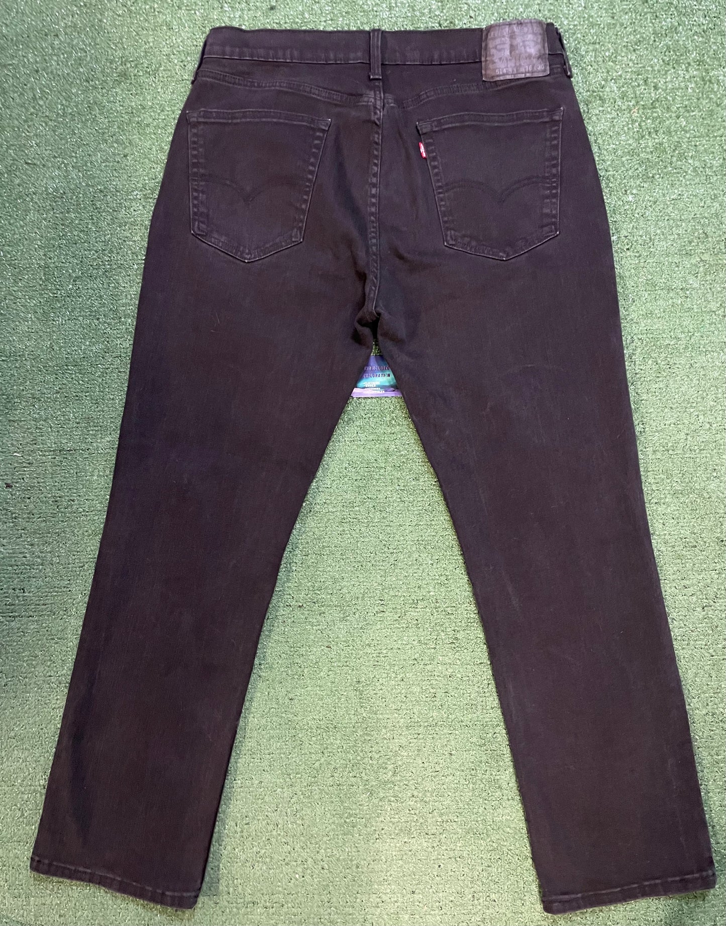 Levi 514  black denim jeans