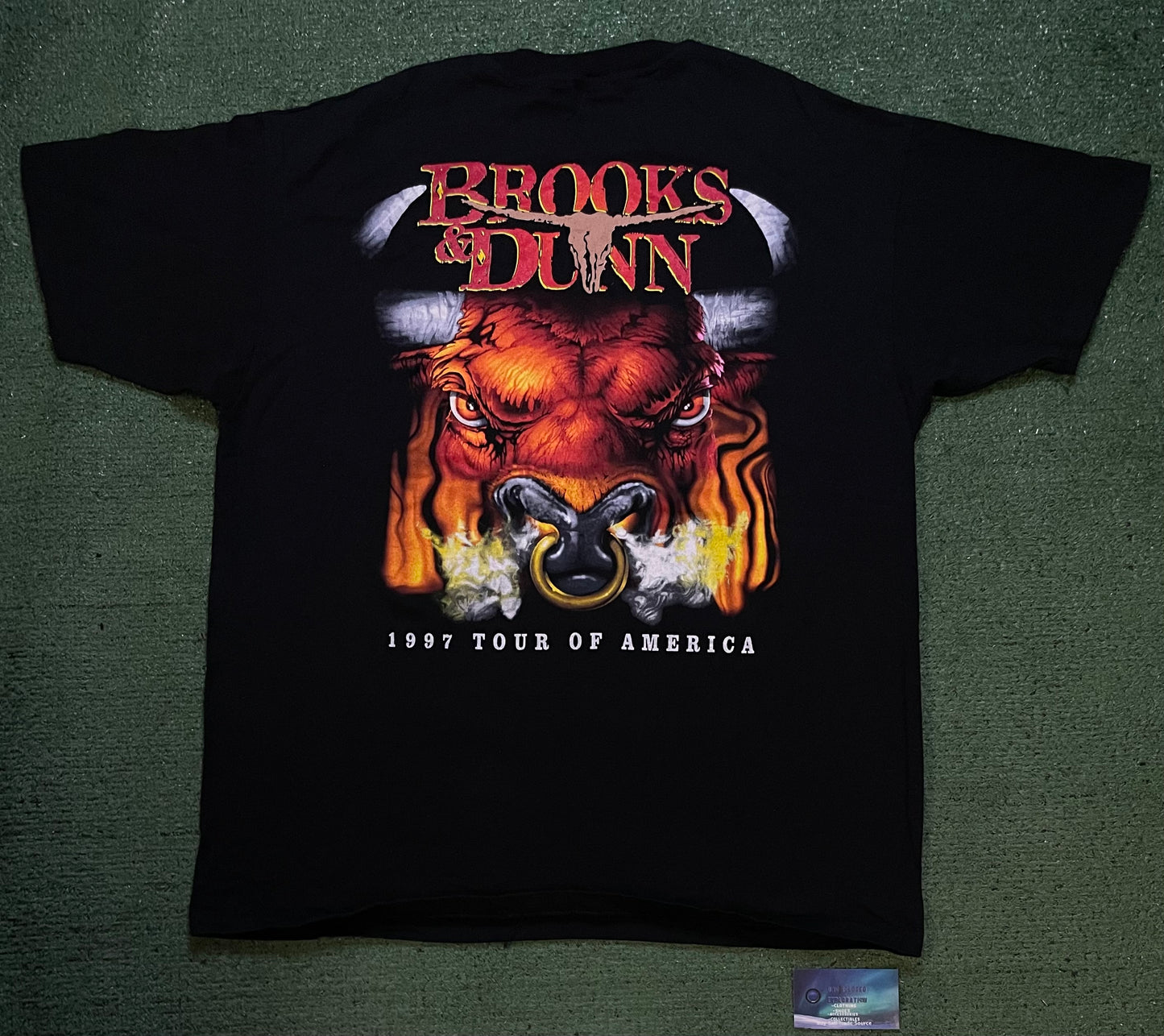 Vintage 1990s Brooks & Dunn the tour of America double sided tee