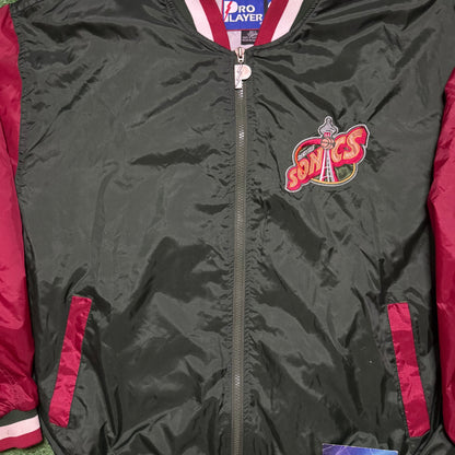 Vintage Seattle SuperSonics Windbreaker Pro Player