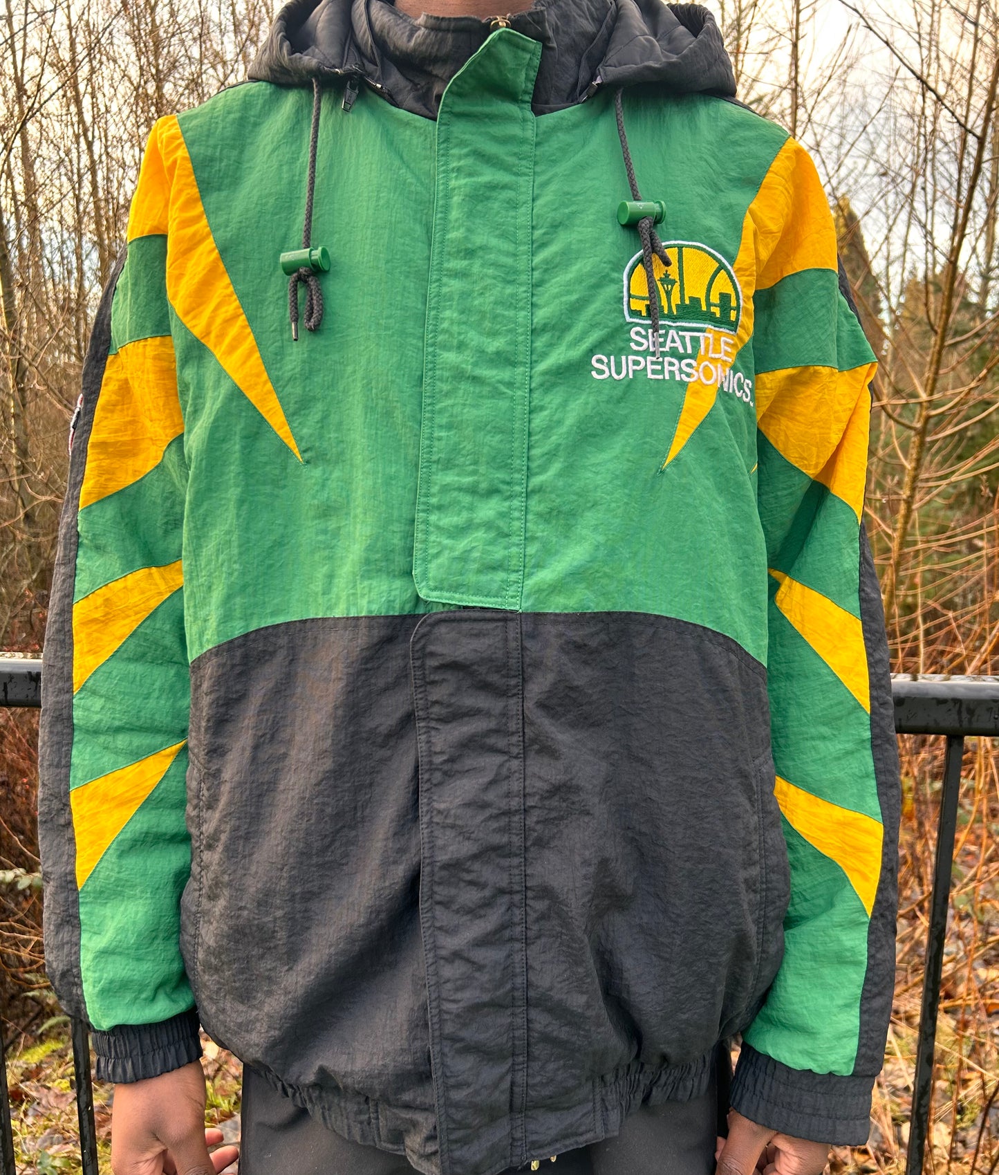 Vintage supersonics western conference jacket