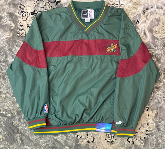 Vintage Seattle SuperSonics Puma Pullover