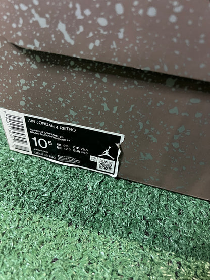 Jordan 4 taupe haze size 10.5men/12women