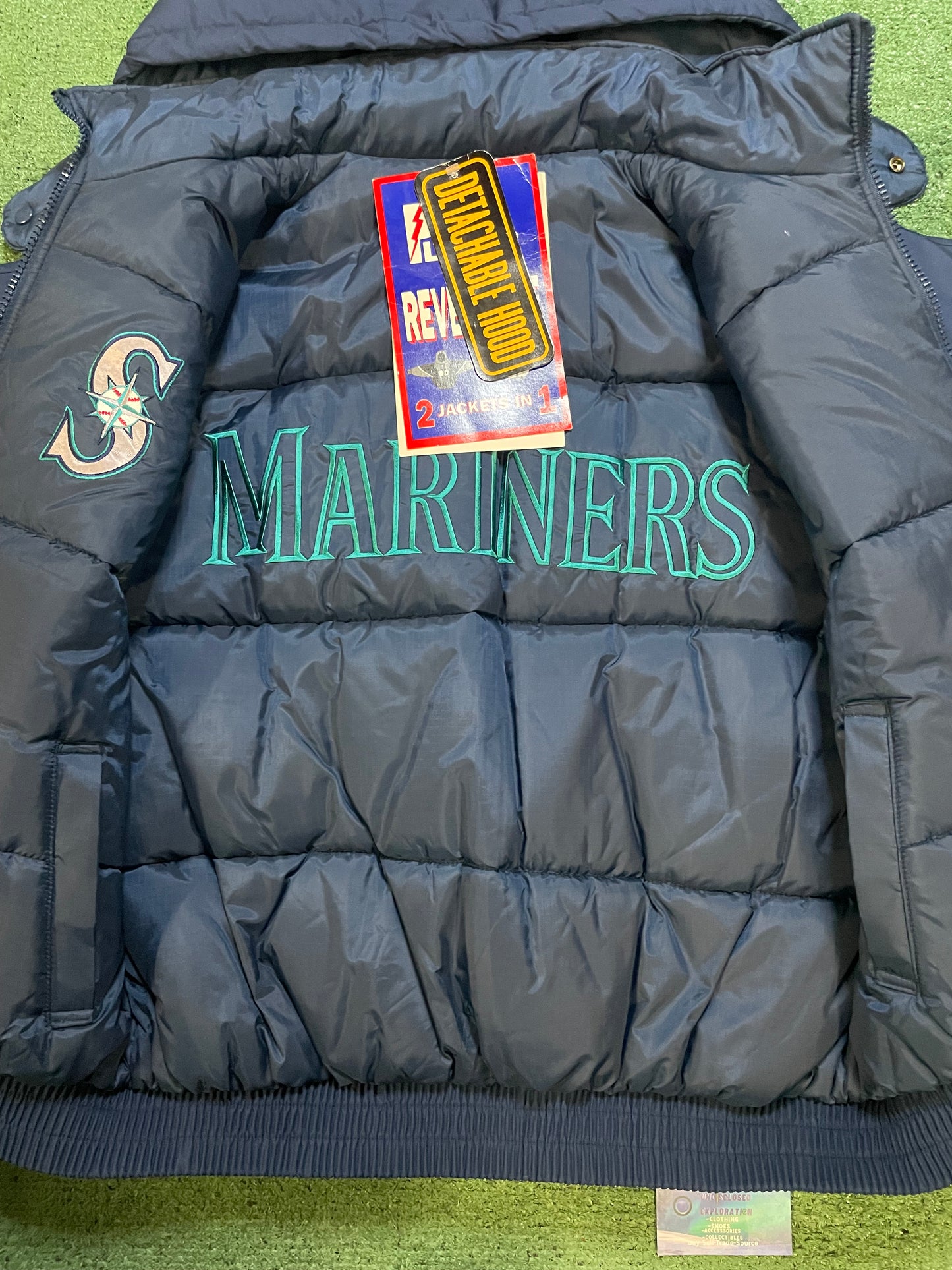 Vintage 1990s Seattle Mariners Reversible Jacket