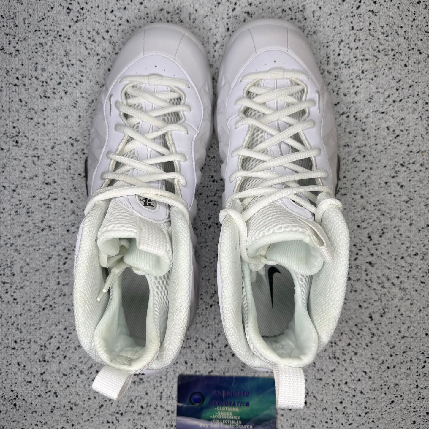 Nike Little Posite One Triple White