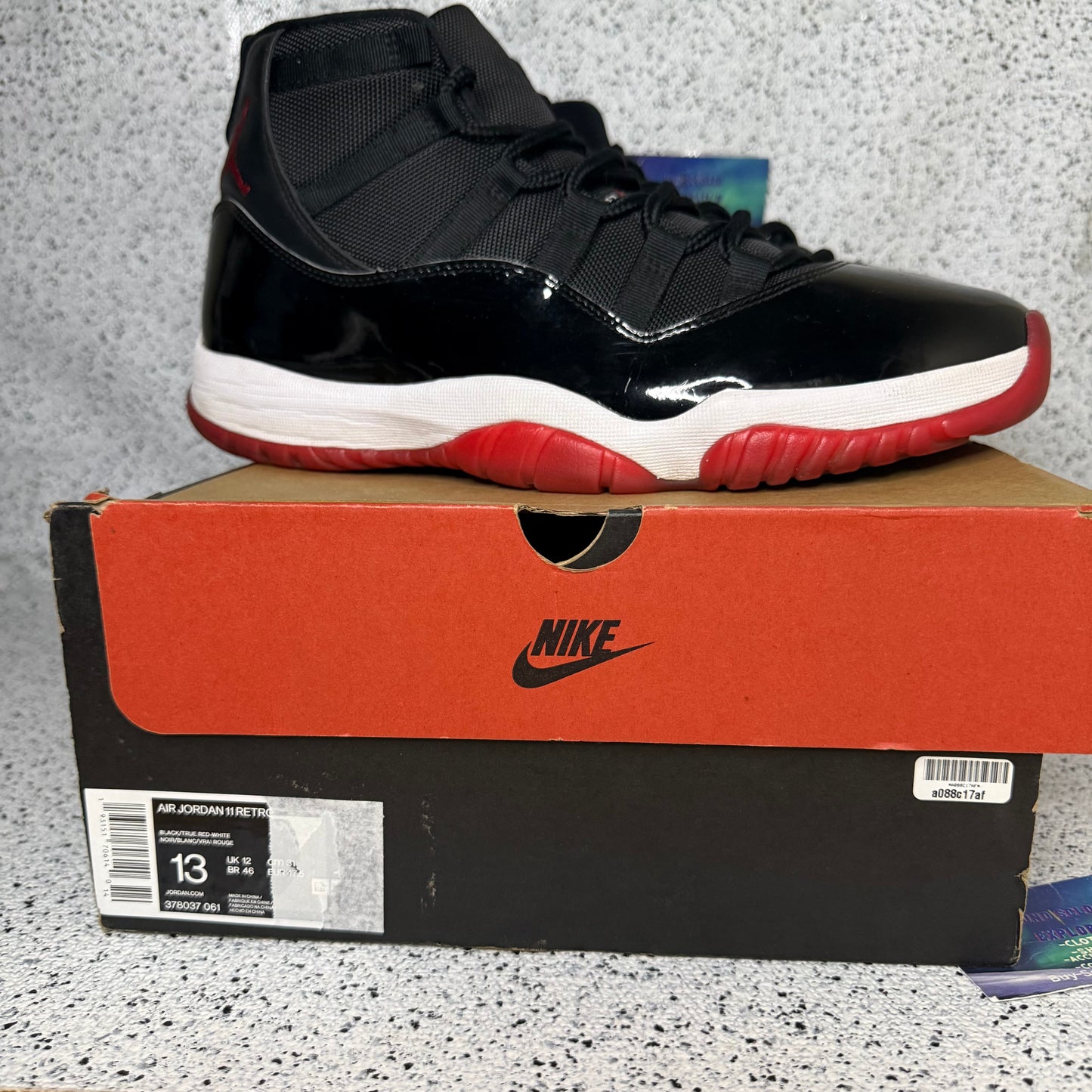 Jordan 11 Bred 2019 13 Men “Preowned”