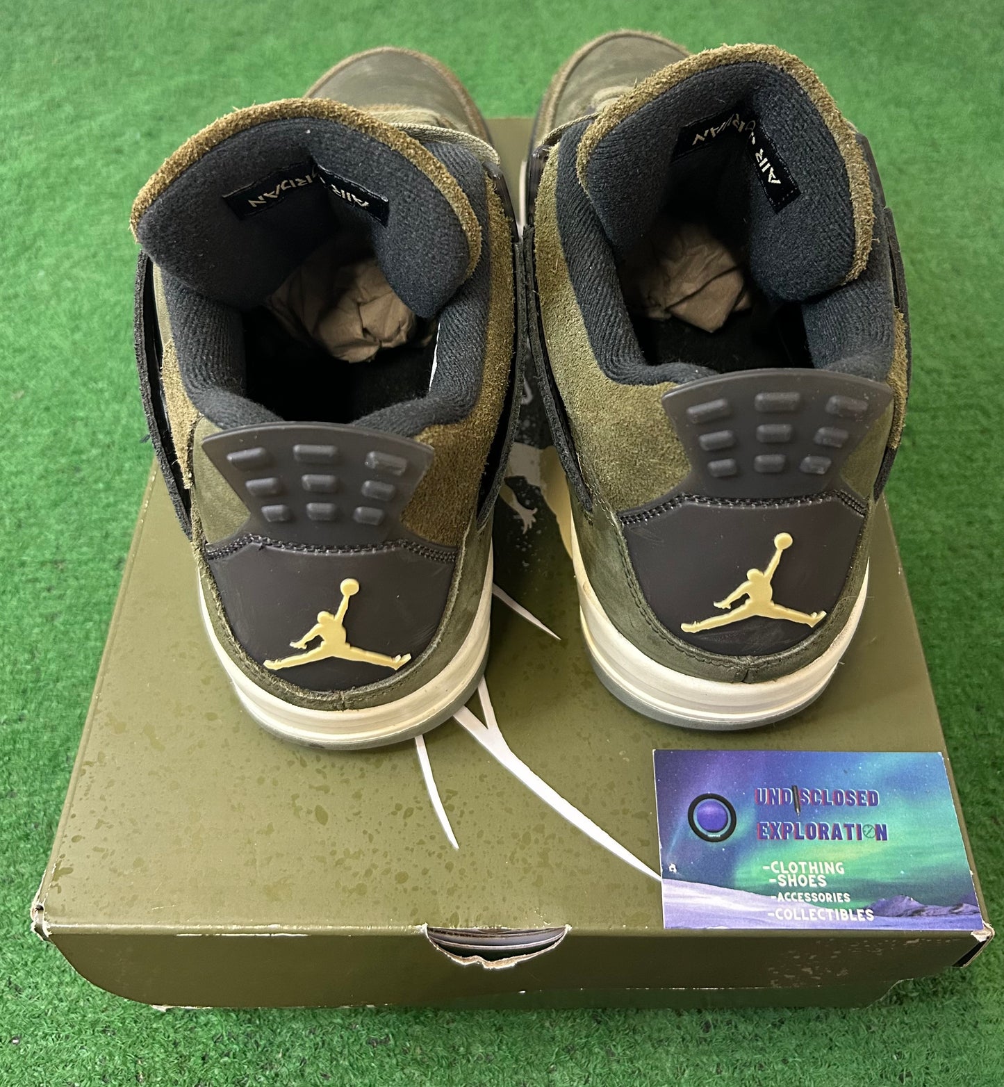 Jordan 4 olive craft size 12men/13.5women