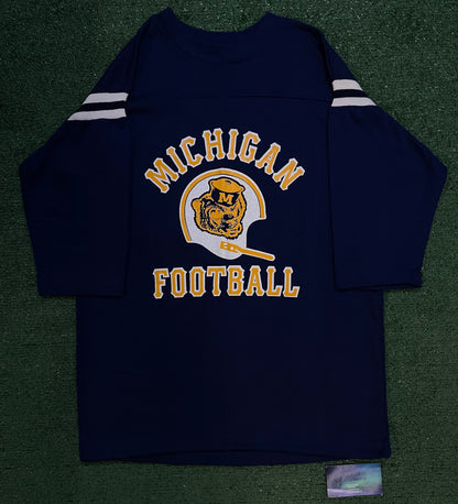 Vintage 1960s university of Michigan Football tee