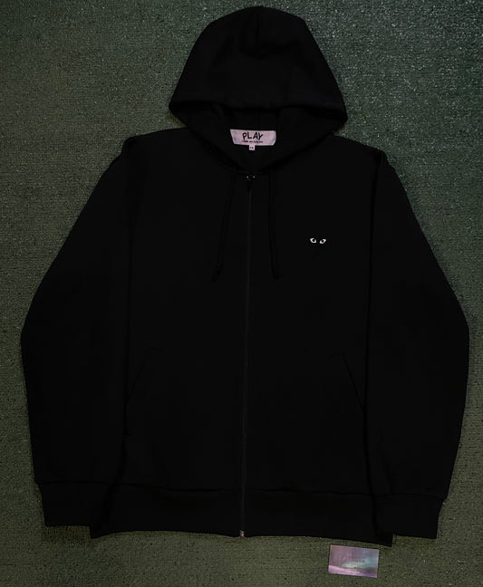 Comme des garçon big black heart hoodie