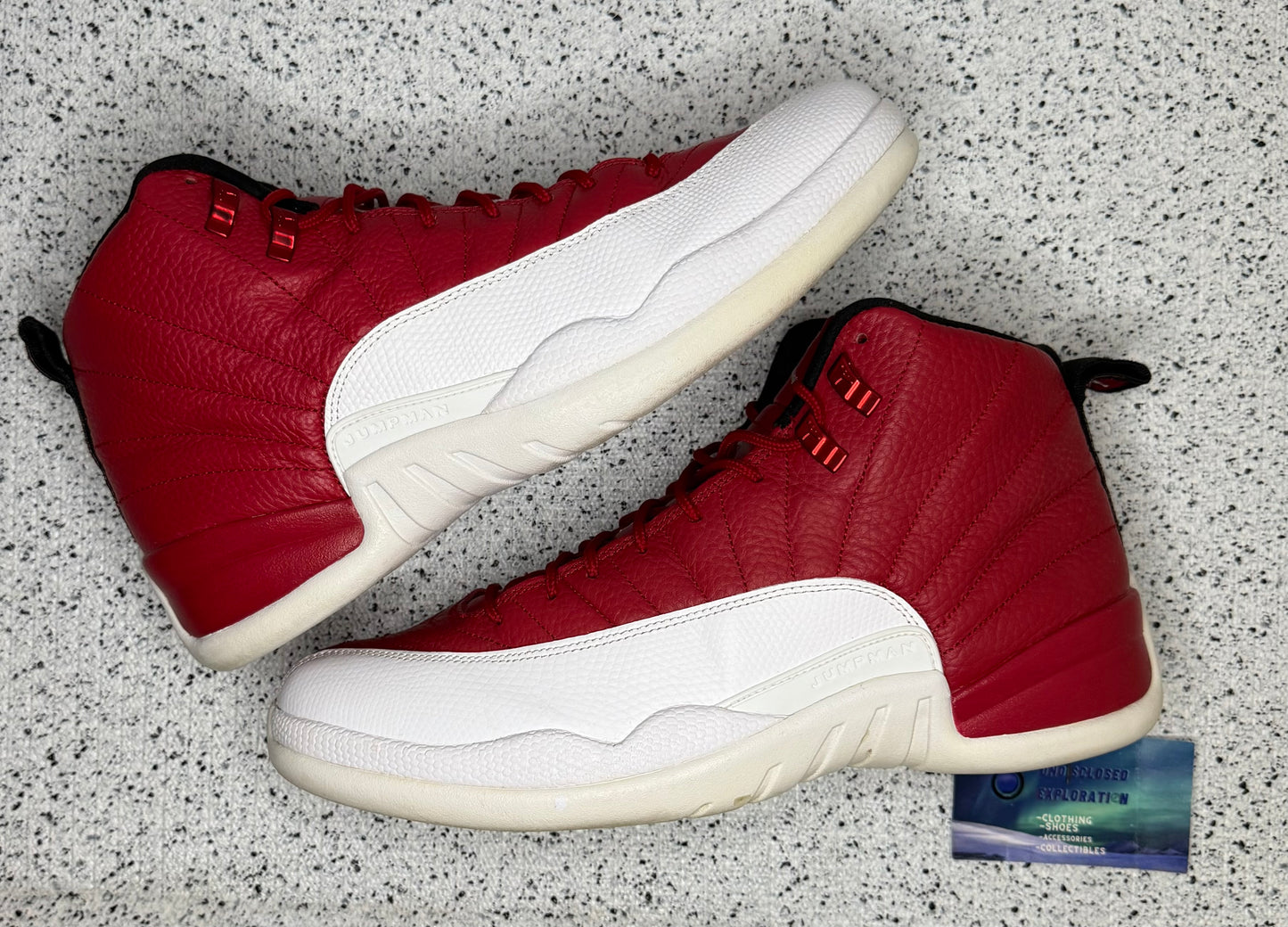 Jordan 12 Gym Red 11 Men/12.5 Women “Preowned”