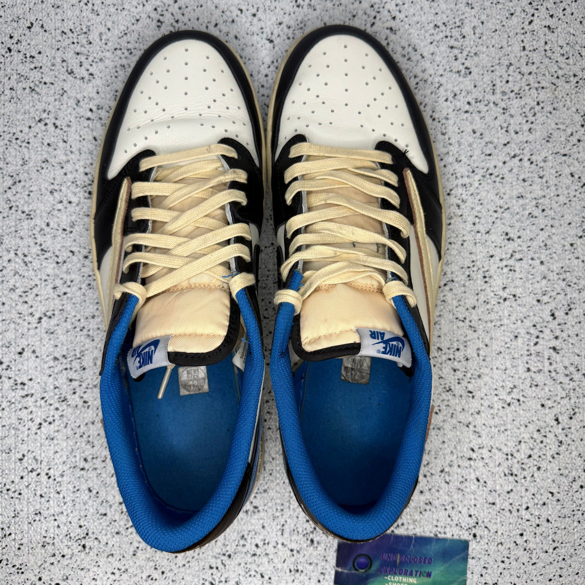 Jordan 1 Low Travis Scott Fragment 12 Men “Preowned”
