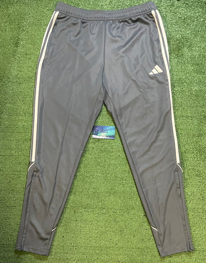 Adidas tiro 23 grey and white sweatpants