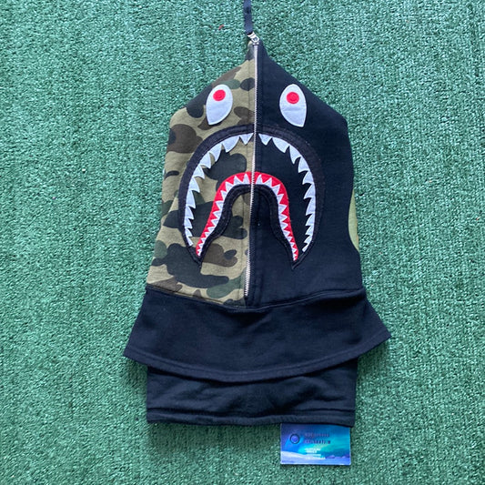 Bape Shark Hoodie Face Mask
