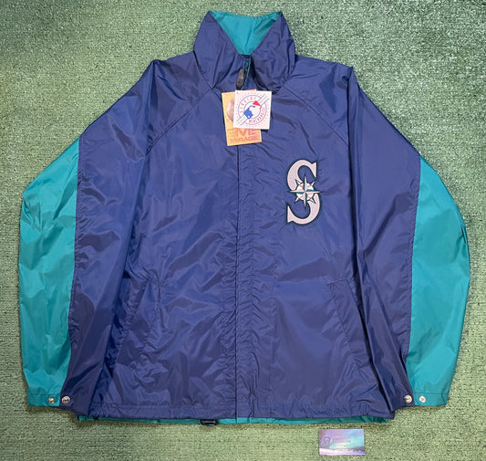 Vintage 2000s Seattle Mariners windbreaker jacket