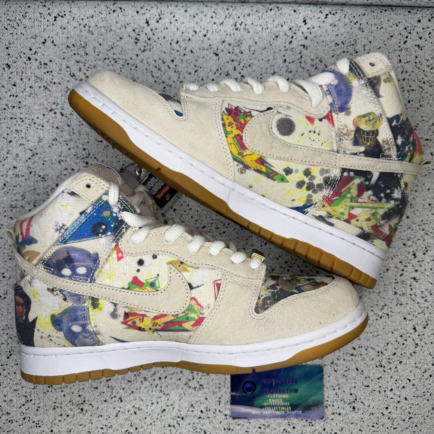 Nike Dunk SB High Supreme Rammellzee 9 Men “Preowned”