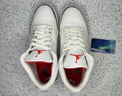 Jordan 3 White Cement 9 Men/10.5 Women “Preowned”