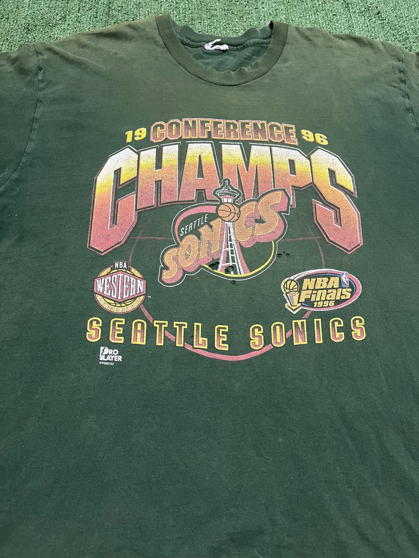 Vintage 1996 Seattle sonics western conference champs