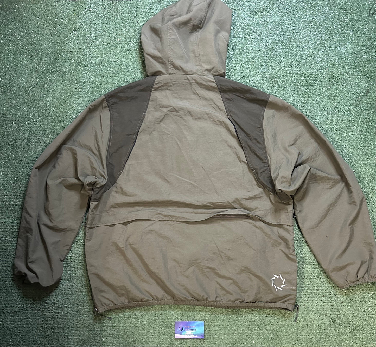 Jiberish olive green anorak jacket