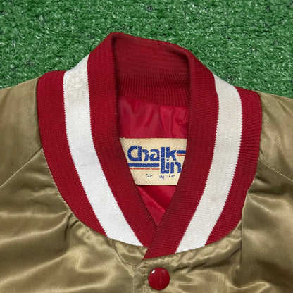 Vintage San Francisco 49ers Satin Jacket Chalk Line