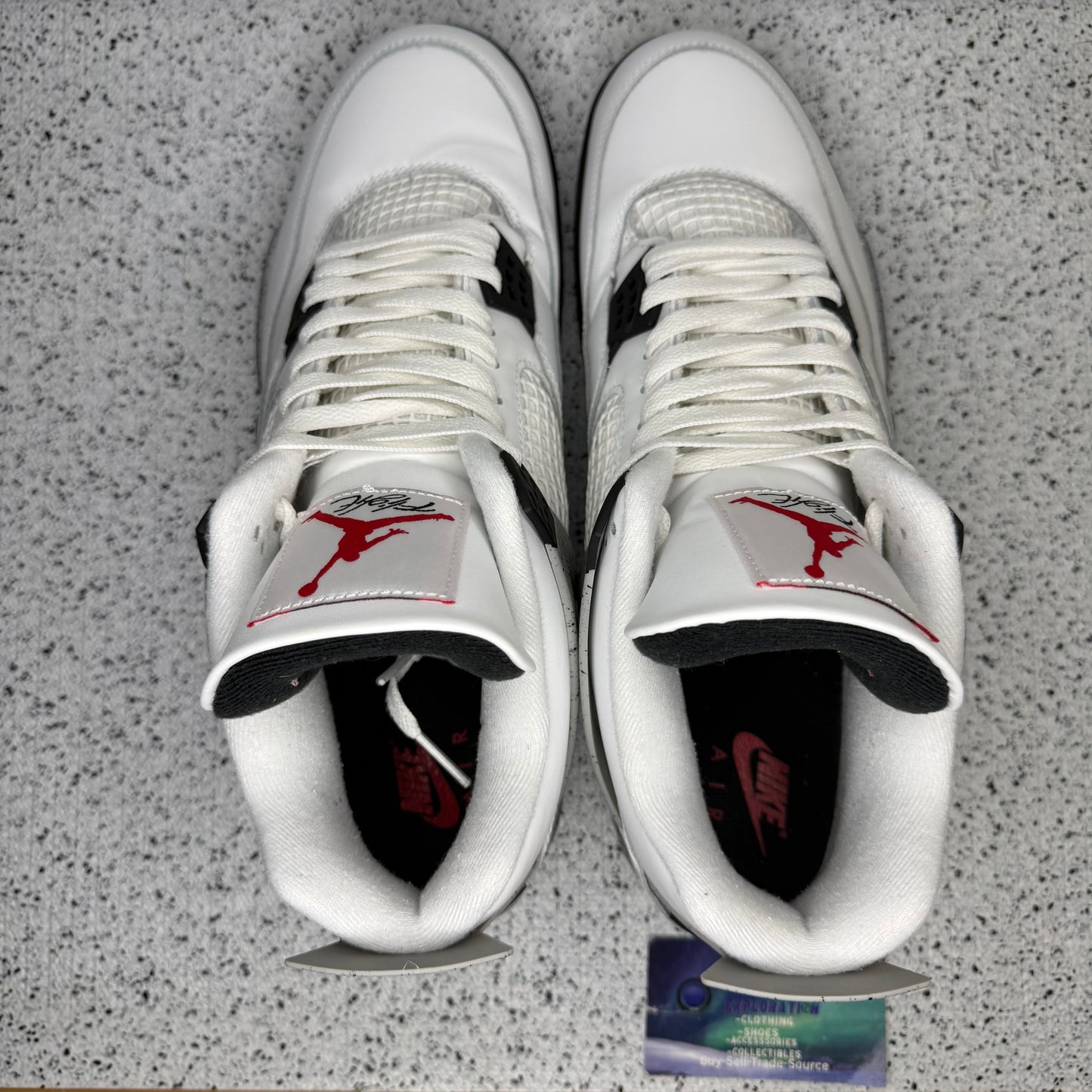 Jordan 4 White Cement 13 Men “Preowned”