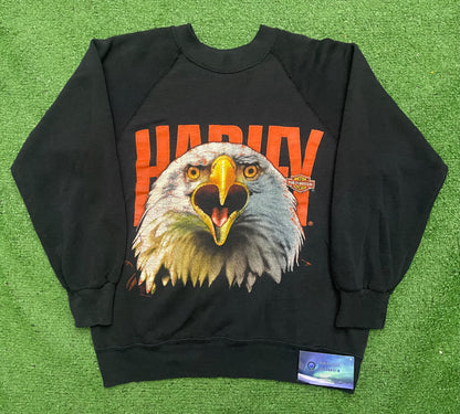 Vintage 80s Harley Davidson Crewneck