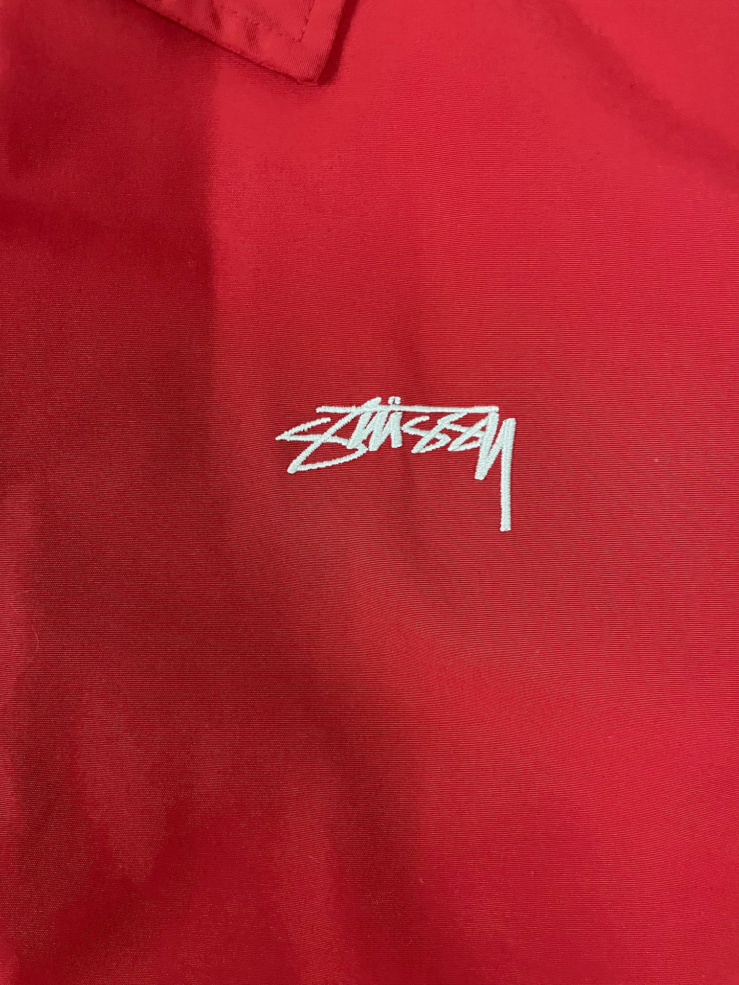 Stussy classic coach red jacket