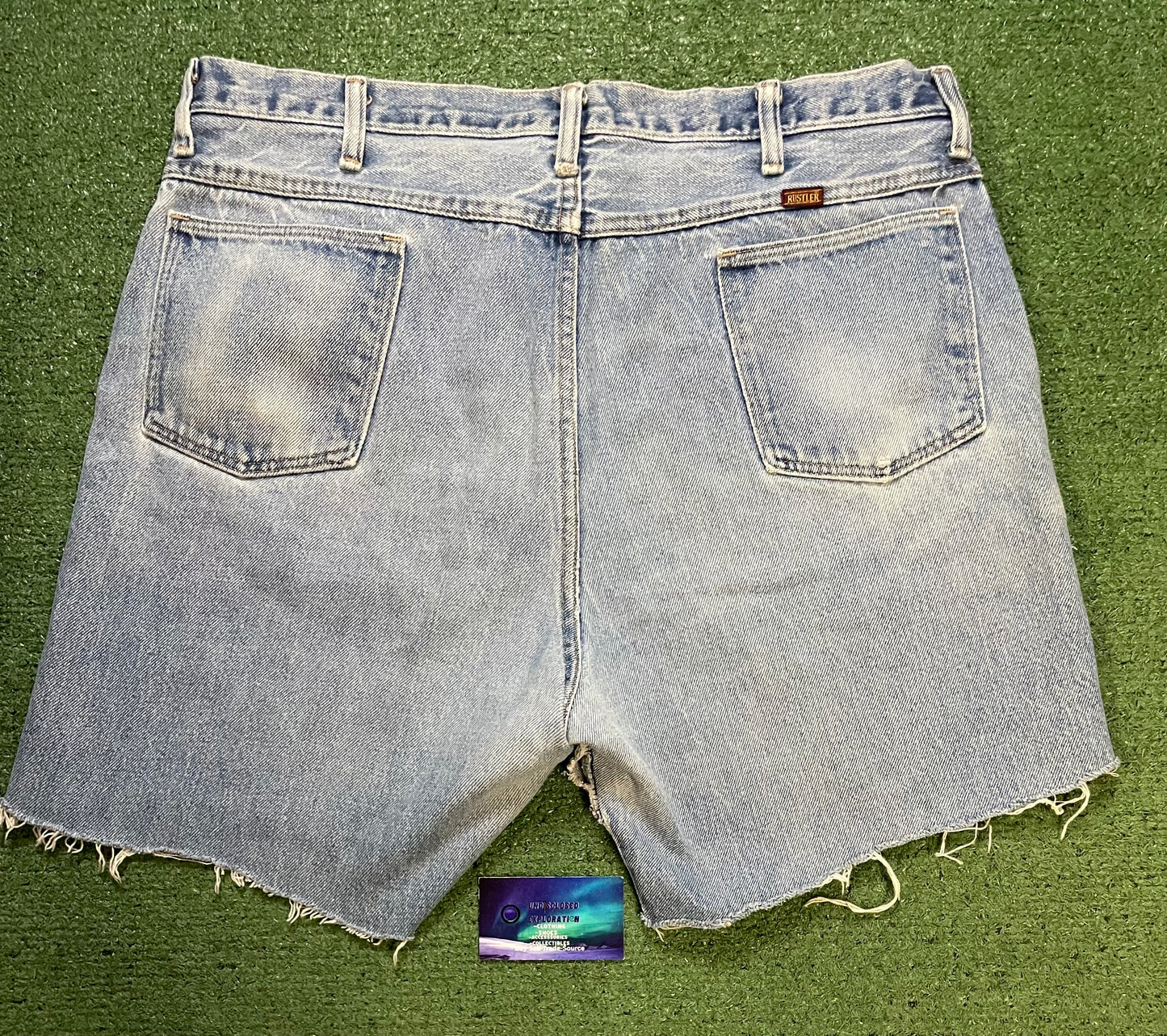Rustler light wash Jean shorts