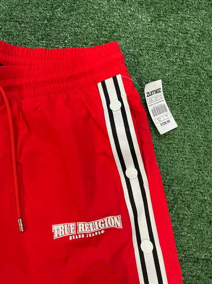 True Religion Red Track Pants