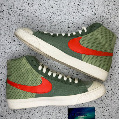 Nike Blazer Mid Patch Dutch Green 8.5 Men “Preowned”