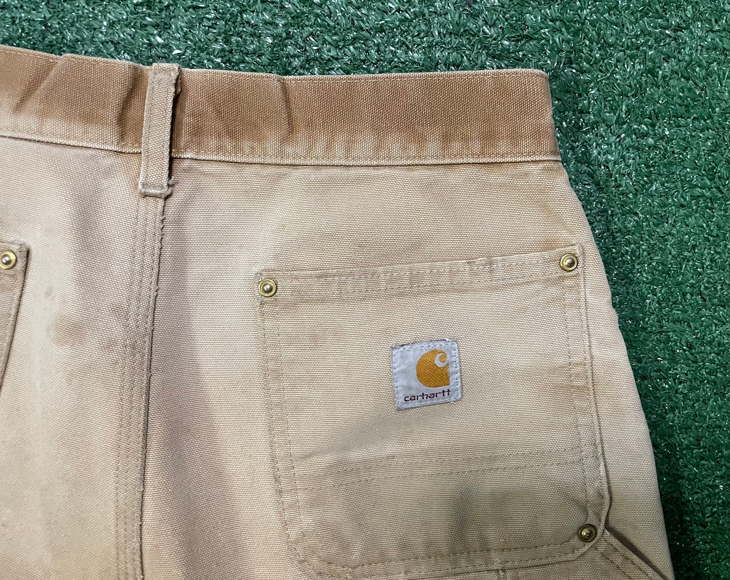 Carhartt beige double knees pants