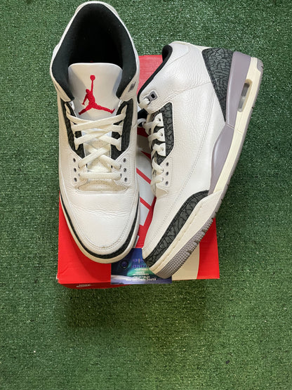 Air Jordan 3 Retro cement grey size 14men/15.5women