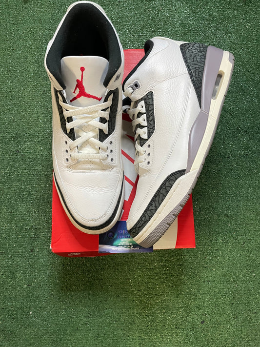 Air Jordan 3 Retro cement grey size 14men/15.5women