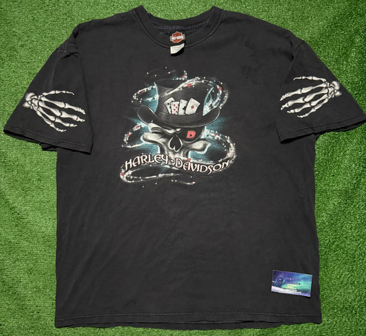 Vintage Harley Davidson Skull Shirt