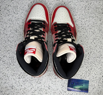 Jordan 1 Spider Man Next Chapter 10 Men/11.5 Women “Preowned”