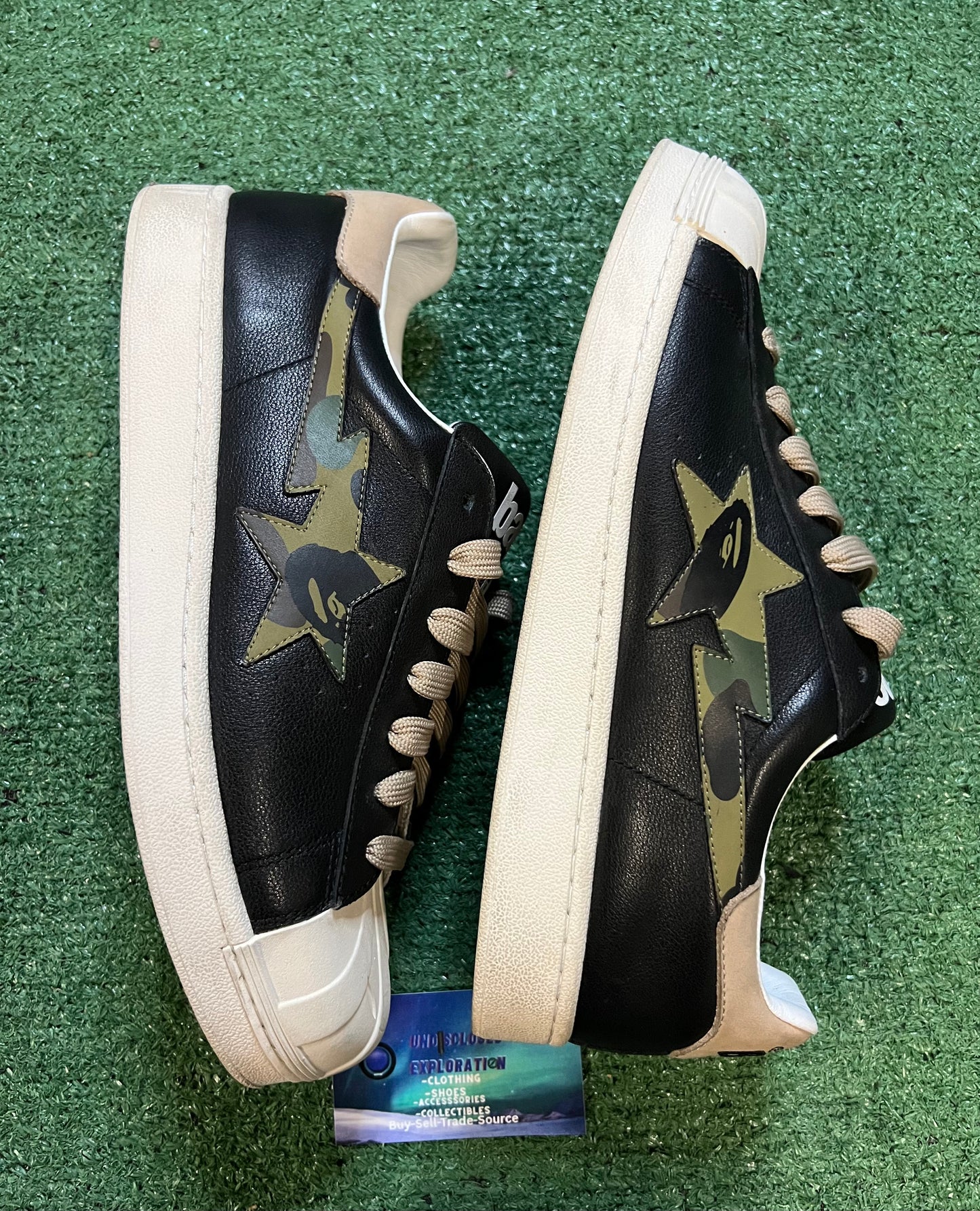 Bape skullsta black size 11men/12.5women