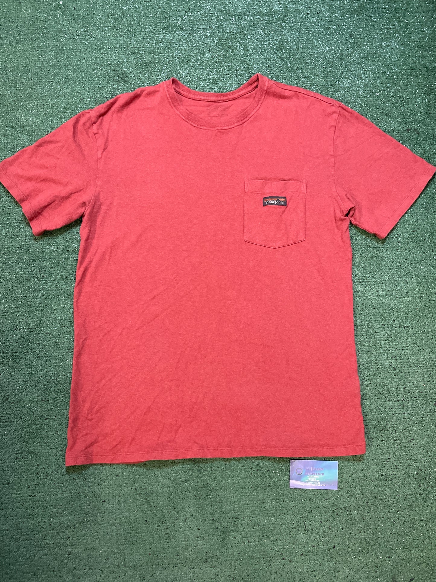 Patagonia red work pocket tee