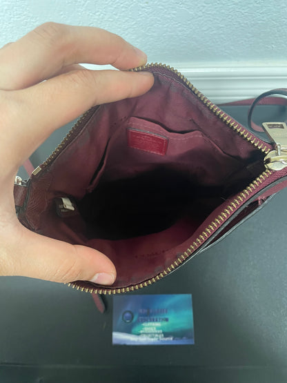 Coach Kitt crossbody messenger red bag