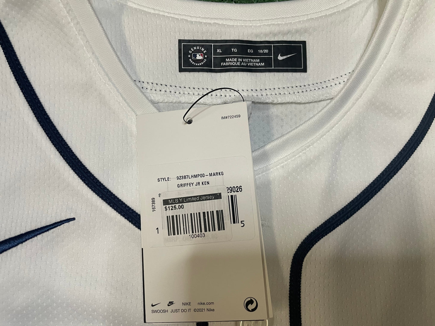 Seattle Mariners Ken Griffey Jr #24 jersey