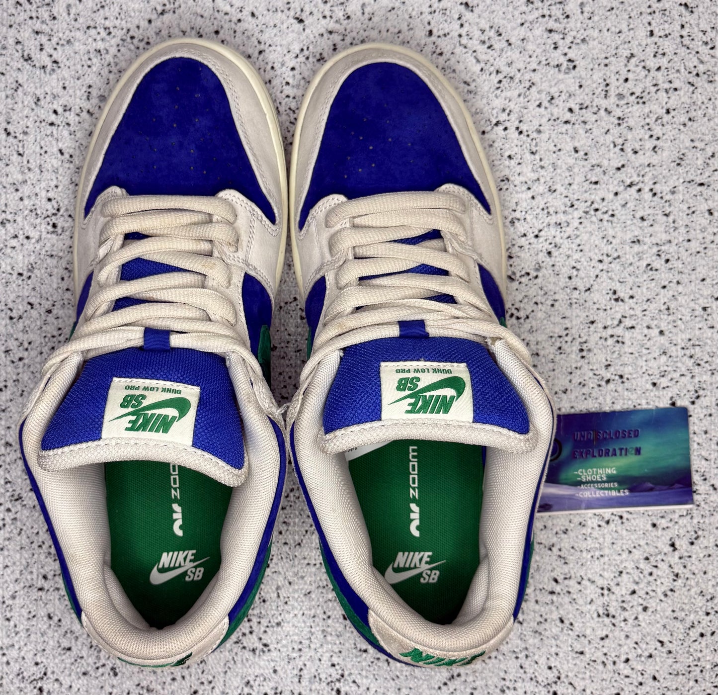 Nike Dunk SB Hyper Royal Malachite 9.5 Men/11 Women