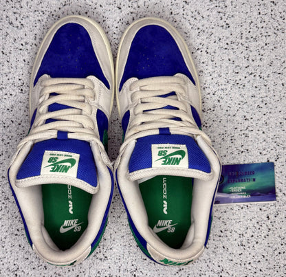 Nike Dunk SB Hyper Royal Malachite 9.5 Men/11 Women