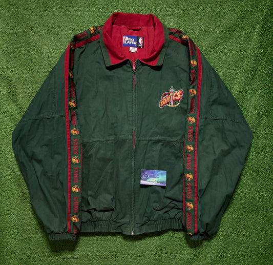 Vintage Seattle SuperSonics Jacket 90s Pro Player