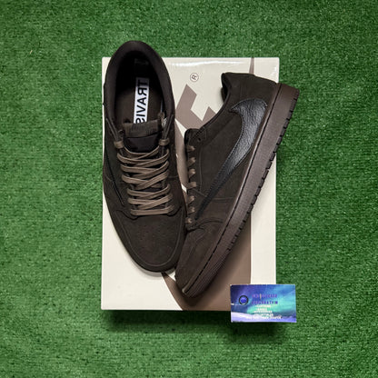 Jordan 1 Low Travis Scott Velvet 9.5 Men/11 Women “Preowned”