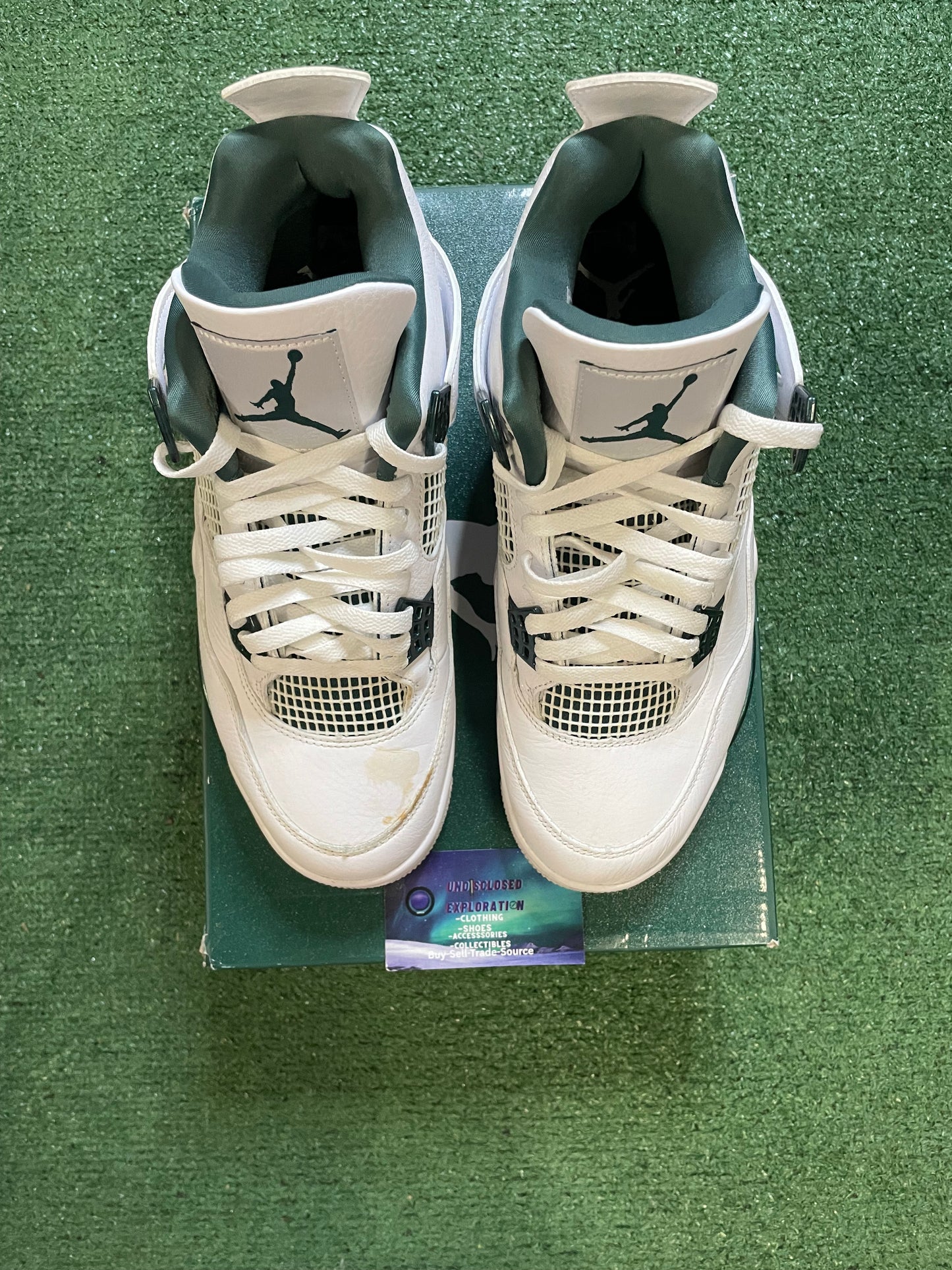 Air Jordan 4 oxidized green size 10men/11.5women