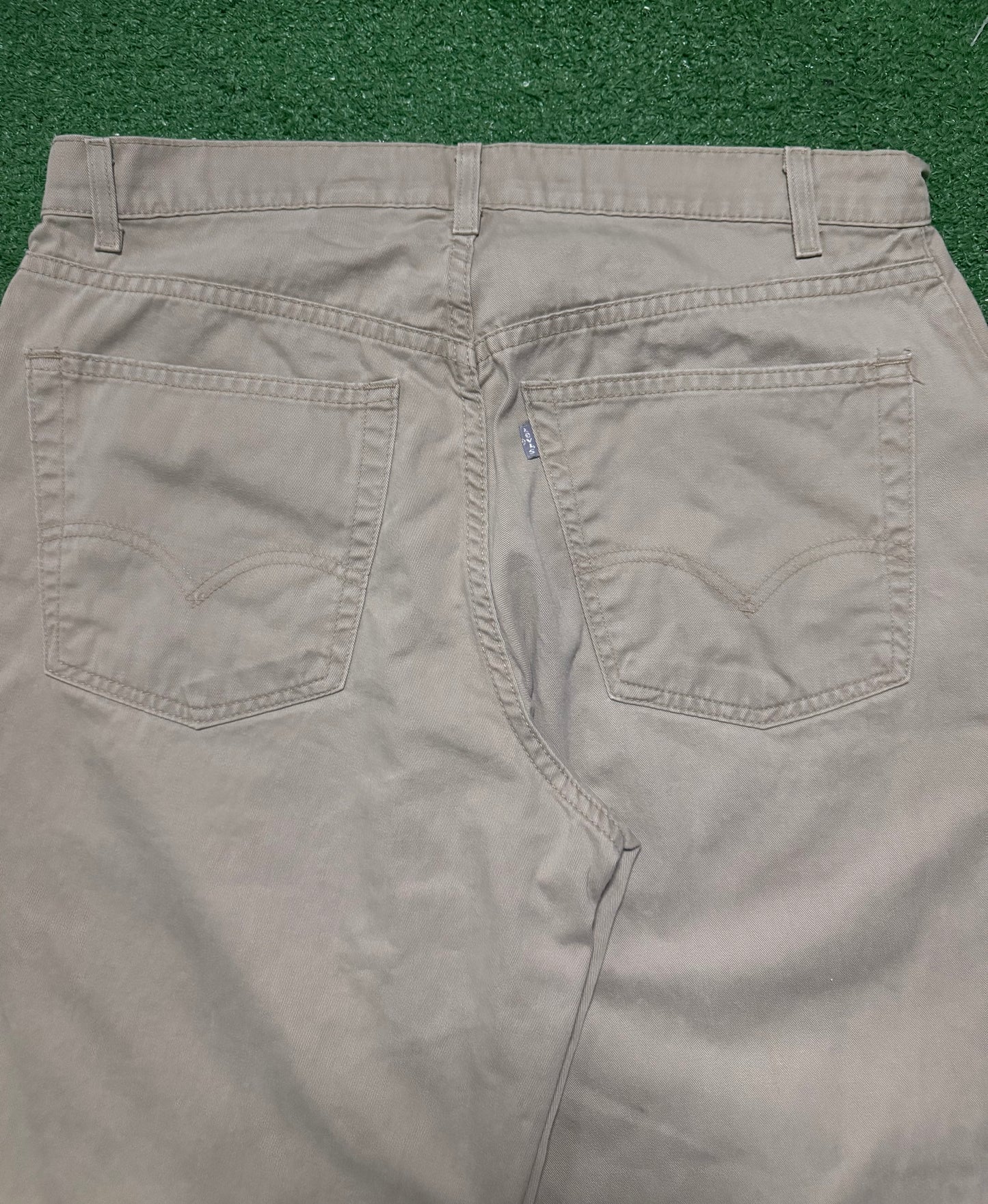 Vintage Levis Silver Tab Baggy Jeans Beige